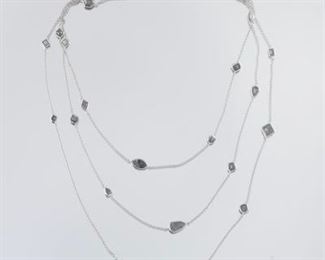 Ladies 17 ct Diamond Necklace 