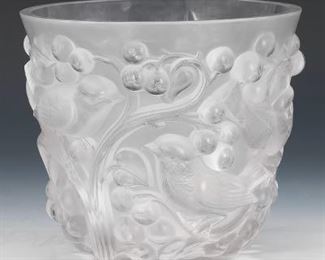 Lalique Avallon Vase 