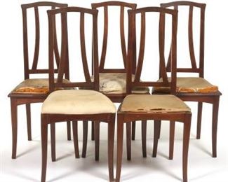 Majorelle Dining Chairs, Set of Six