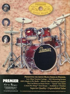 Premier Five Piece Drum Kit