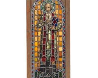 Stained Glass Panel of Saint John