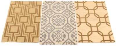 Three Fine HandKnotted MCM Design Carpets 