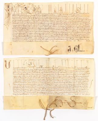 Two Documents on Parchment
