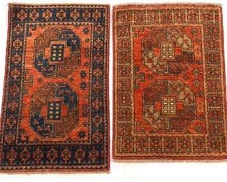 Two Fine HandKnotted Turkoman Carpets 