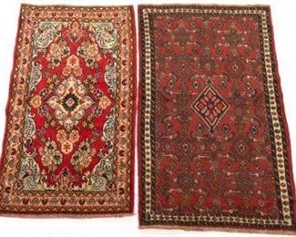 Two Fine Vintage HandKnotted Zanjan Carpets 
