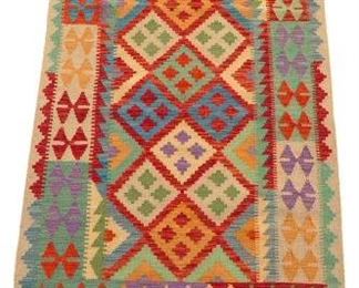 Very Fine SemiAntique HandKnotted Kilim Carpet 