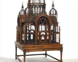 Victorian Style Maitland Smith Monumental Bird Cage