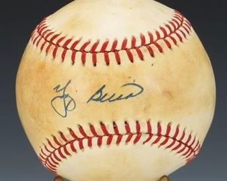 Yogi Berra Autographed Baseball