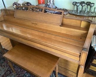Upright piano (Story & Clark)