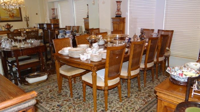 Large Table with 12 Chairs