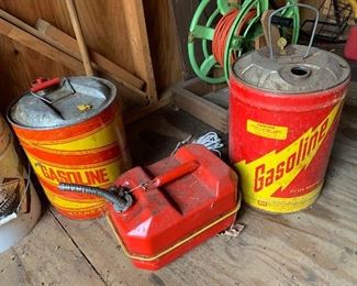 Old gas cans