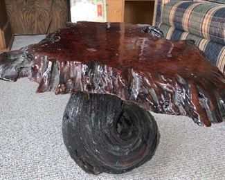 Wood Stump coffee table