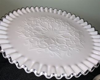 Spanish Lace Cake Plate Stand in beautiful condition