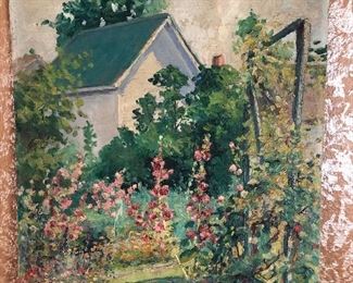 May Ames oil on board