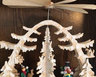 Large German wood Christmas display 