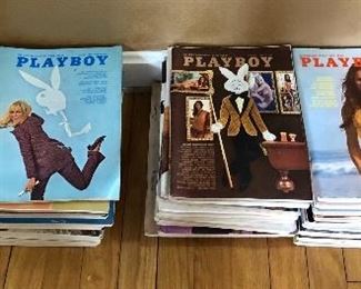 Collection 1960s, 1970s, 1980s playboys