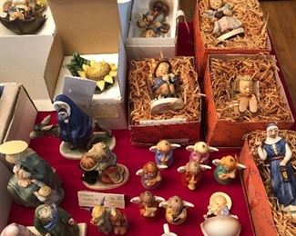 Large collection of Hummels with original boxes