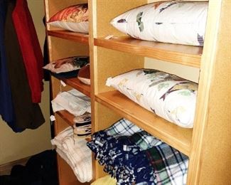 Throw pillows and linens