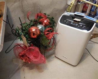 Wrought iron reindeer, dehumidifier