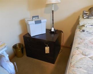 3-drawer table and misc