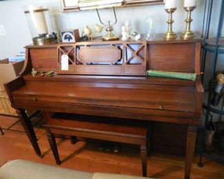 Beautiful piano and bench