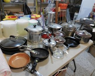 Misc pots and pans