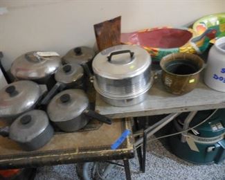 Old Magnalite cookware and misc