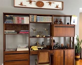 MCM Bookcase/Desk/Bar
