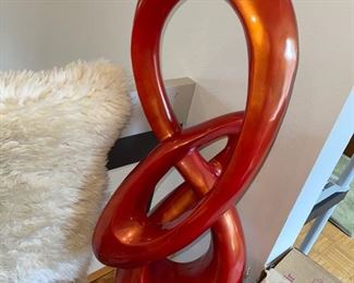 Orange Morphic Sculpture