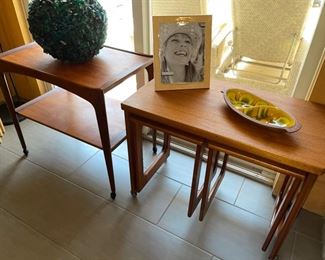 MCM Teak side tables