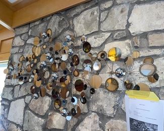 Mirrored Sculpture by Curtis Jere "Raindrop"