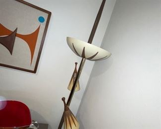 MCM Tension Pole Lamps (2)