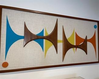 Modern retrograde wall art