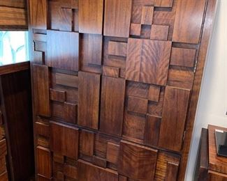 Lane Brutalist Tall Boy Dresser
