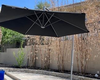 4 Black Patio Umbrellas