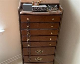 $390~ OBO~ 8 DRAWER JEWELRY CHEST 