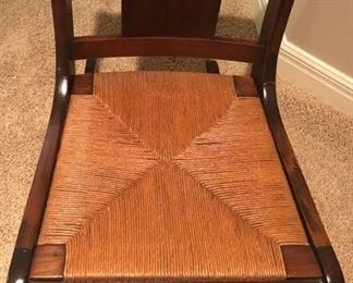Seat of Antique Rocking Chair