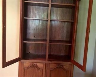 Inside of Rosewood Cabinet