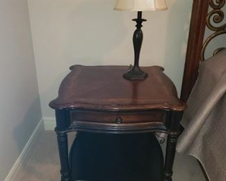 Dark Wood Side Table by Hooker Furniture