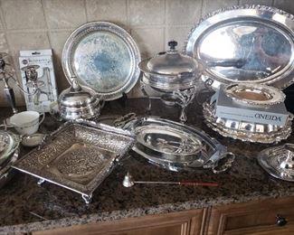 Silver Plate Serving Pieces