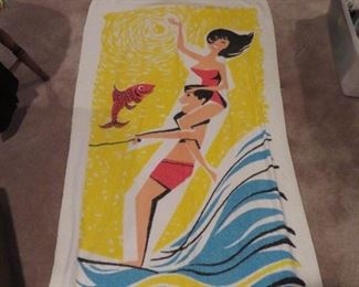 vintage beach towel
