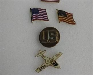 Flag pins & Military Buttons