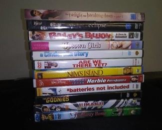 DVD - 12 Assort Movies with Boonies & Jumanji