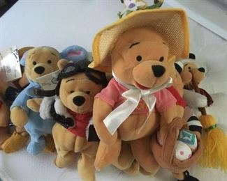 DISNEY Store Winnie the Pooh Plush Collection