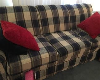 Plaid, Clean, Comfy, Couch