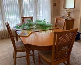 Lindberg Dining Table with matching Buffet