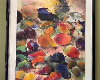 WELCOME TO THIS INSPIRING HOME FILLED WITH ART AND NICE FURNISHINGS - THIS PASTEL BY DIANE FRENCH GAUGUSH