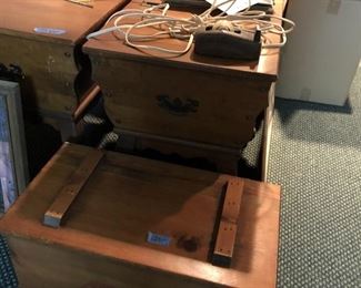 Dough box end tables, Toy Box