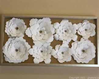 3D Shadow Box of Flowers