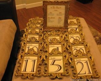Beautiful Gold Resin Picture Frames